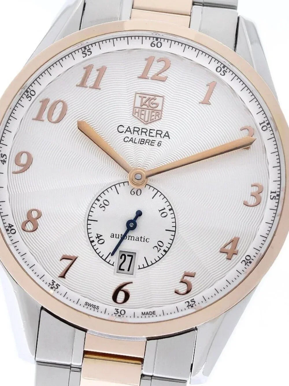 TAG HEUER Carrera WAS2151.BD0734 Silver Dial Automatic Men's Watch_955378
